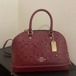 Coach sierra embossed bag